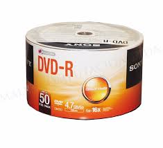 DVD EN TORTA 50 UNIDADES 