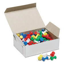 PUSH PINS COLORES