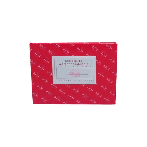 [100703860] LIBRETA DE CORRESPONDENCIA 100 HOJAS
